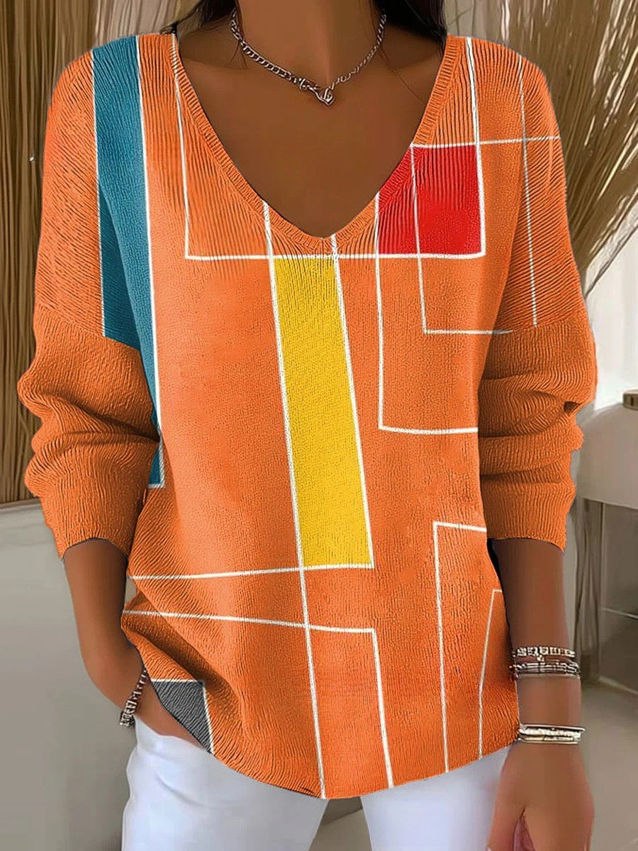 Megan – Pullover mit V-Ausschnitt
