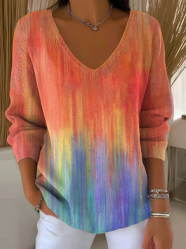 Brenda – Pullover mit V-Ausschnitt