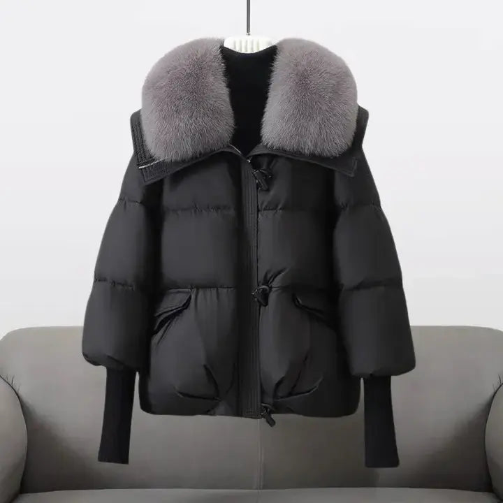 Lina™ - Wintermantel mit luxuriösem Pelzkragen