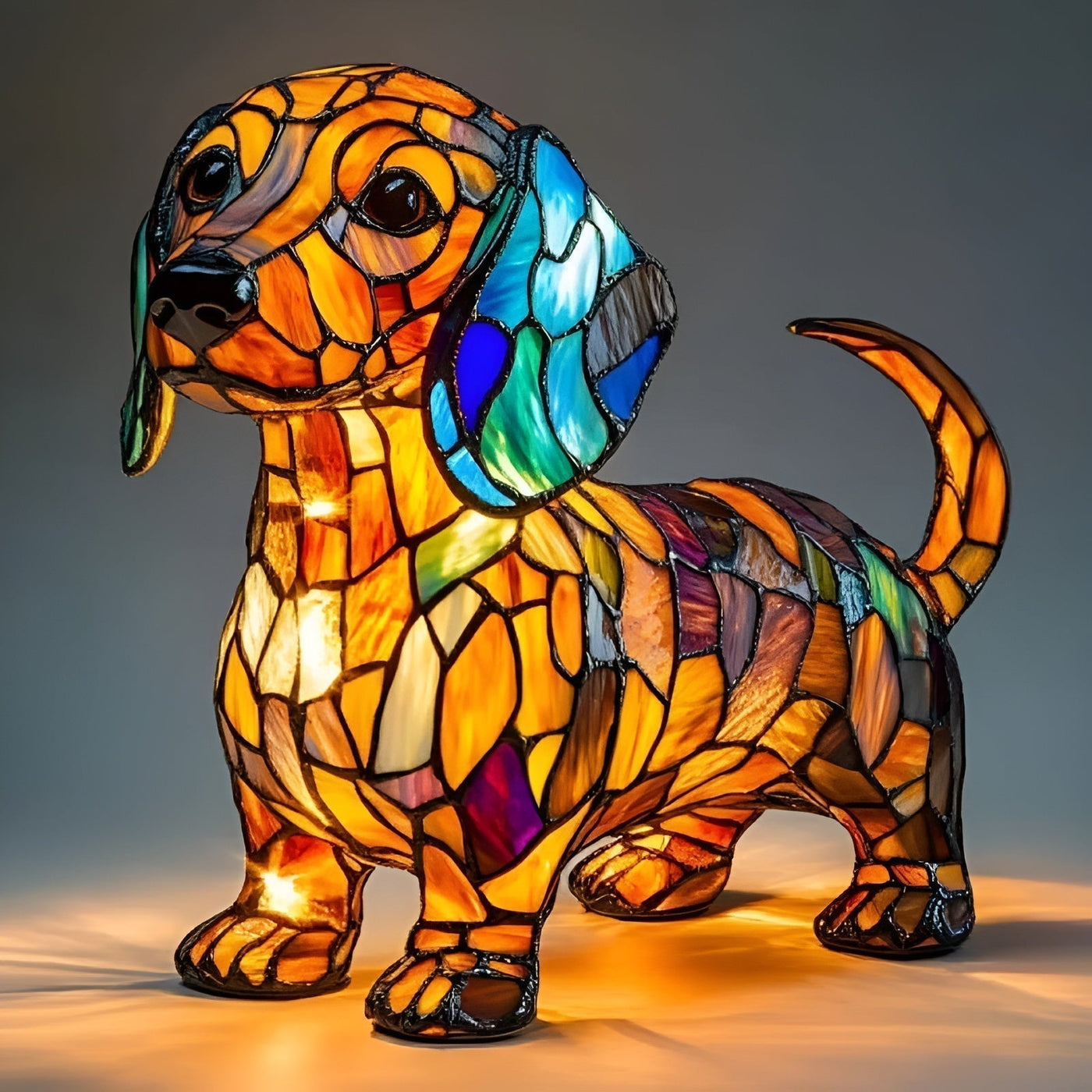 Bijou – Strahlende Dackel-Lampe