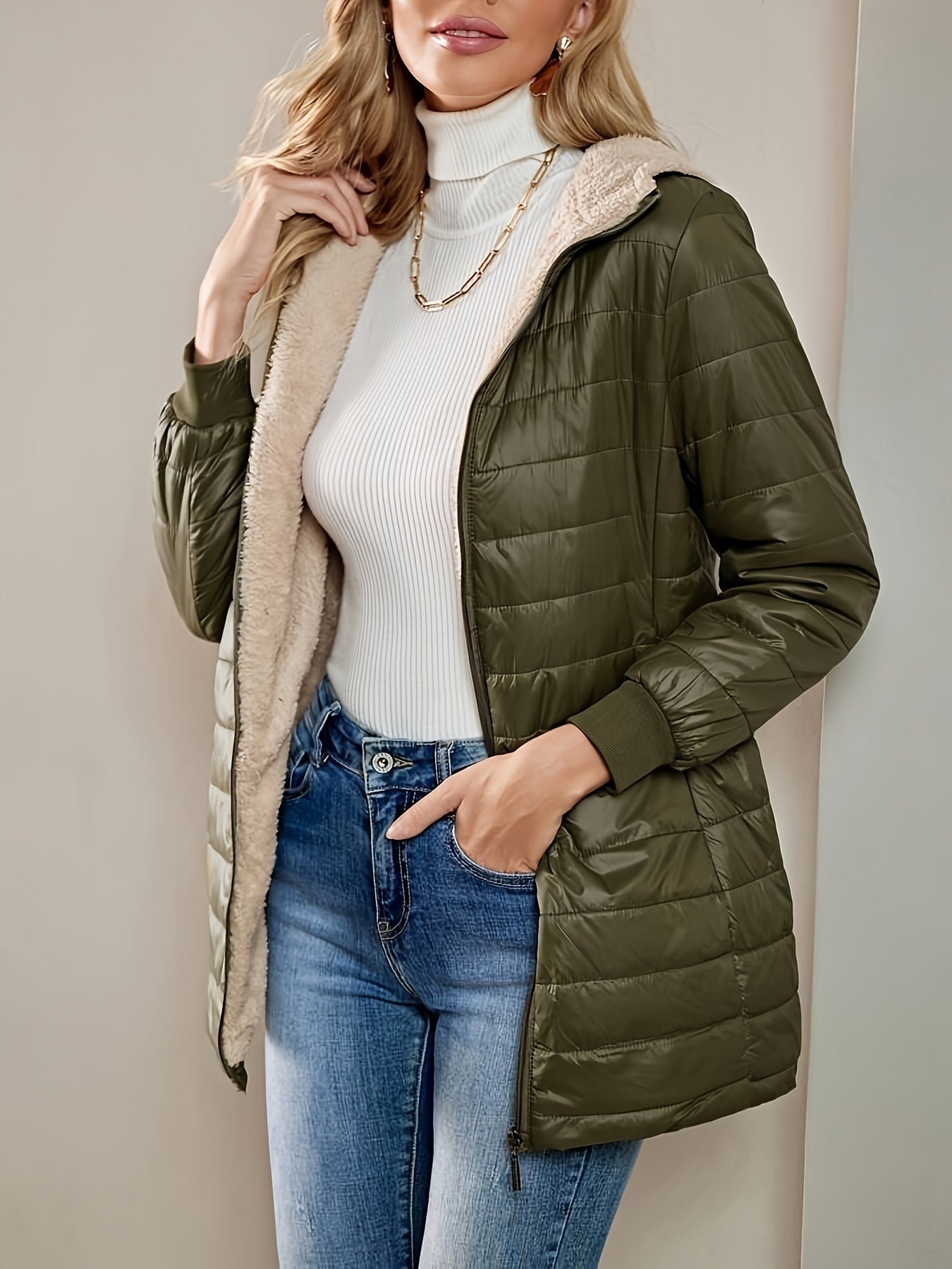 Enrica | Langer Casual-Mantel