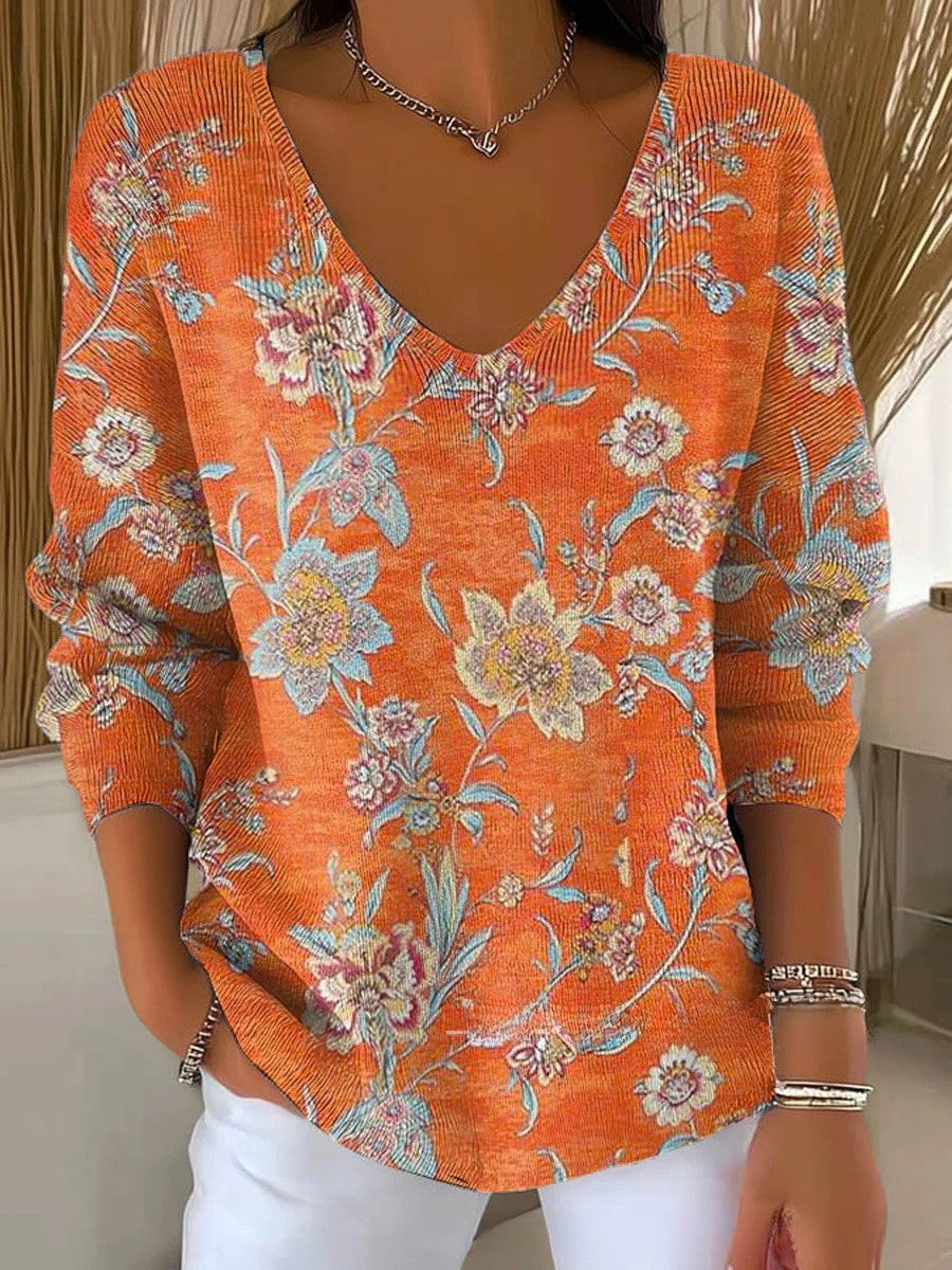Magda – Pullover mit V-Ausschnitt