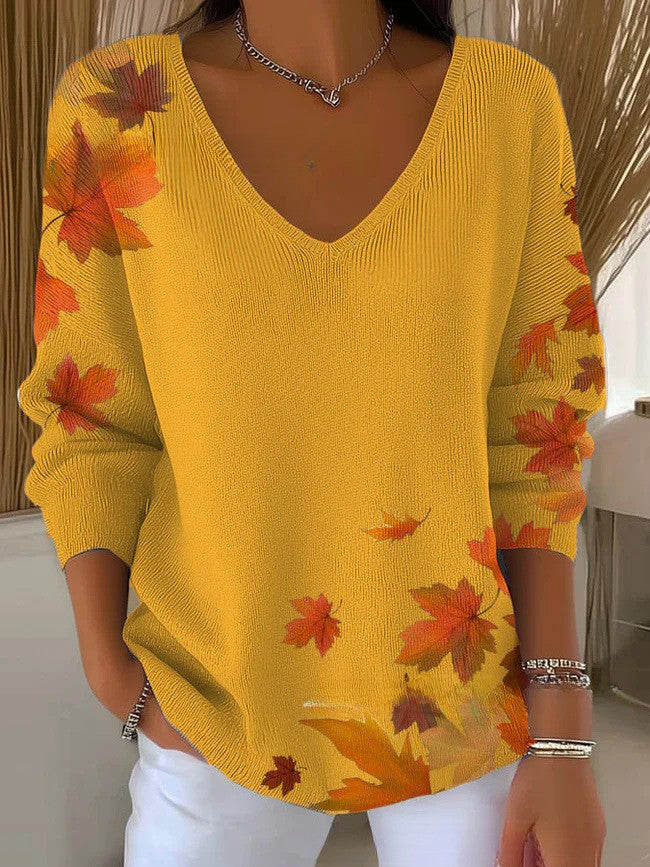 Ramsi – Strickpullover mit V-Ausschnitt