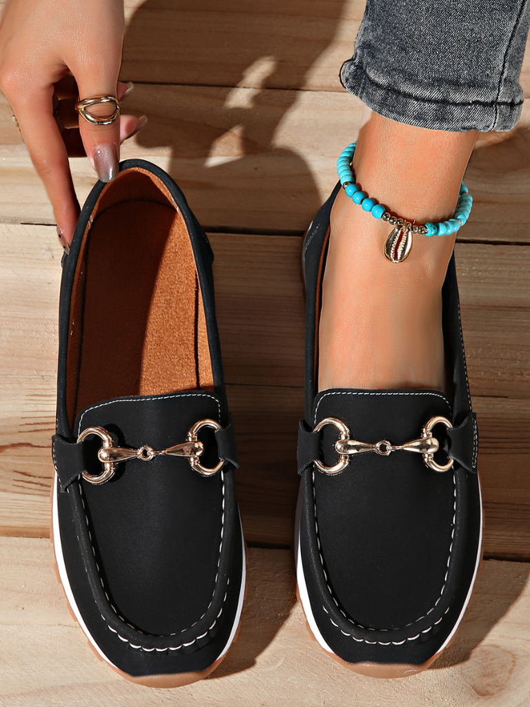 ISLA KETTEN DETAIL LOAFERS