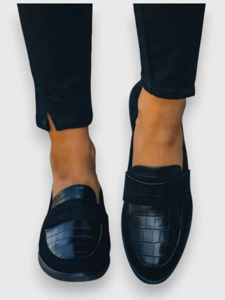 AVA CROC-DETAIL ORTHOPÄDISCHE LOAFERS
