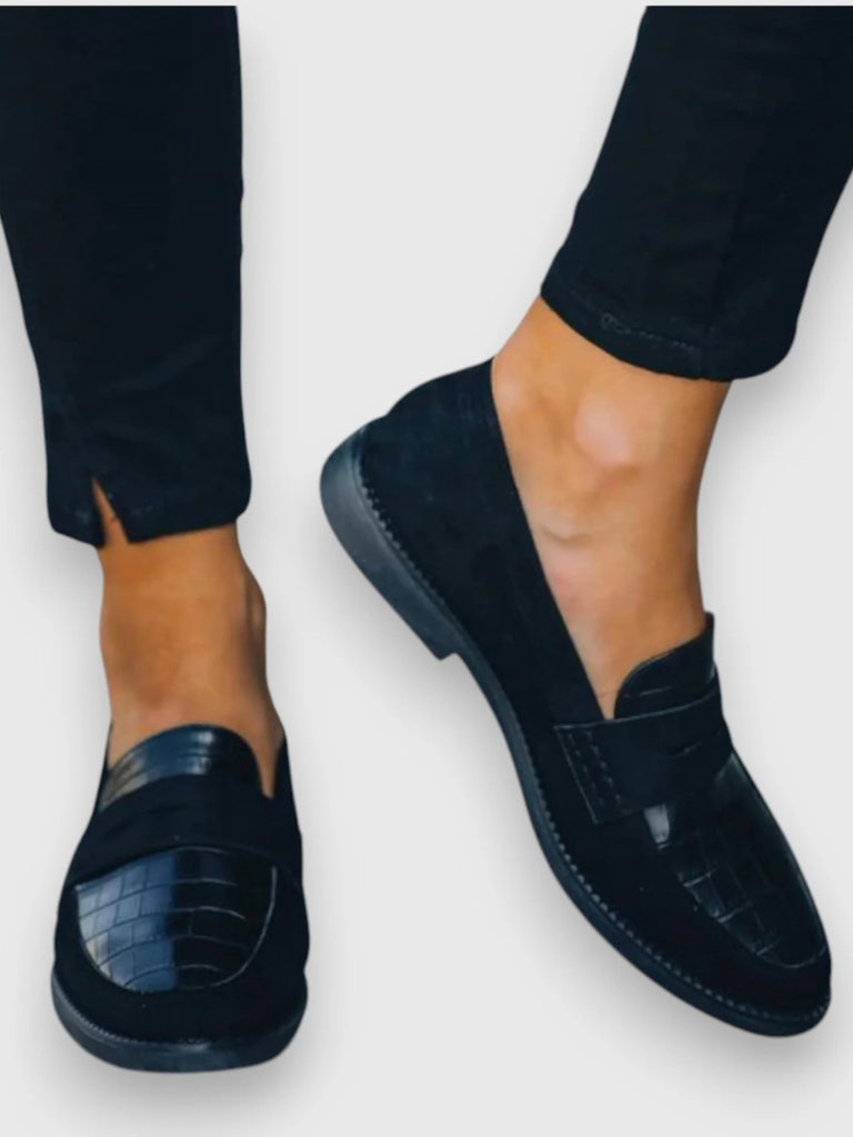 AVA CROC-DETAIL ORTHOPÄDISCHE LOAFERS