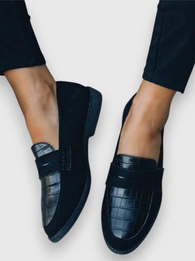 AVA CROC-DETAIL ORTHOPÄDISCHE LOAFERS