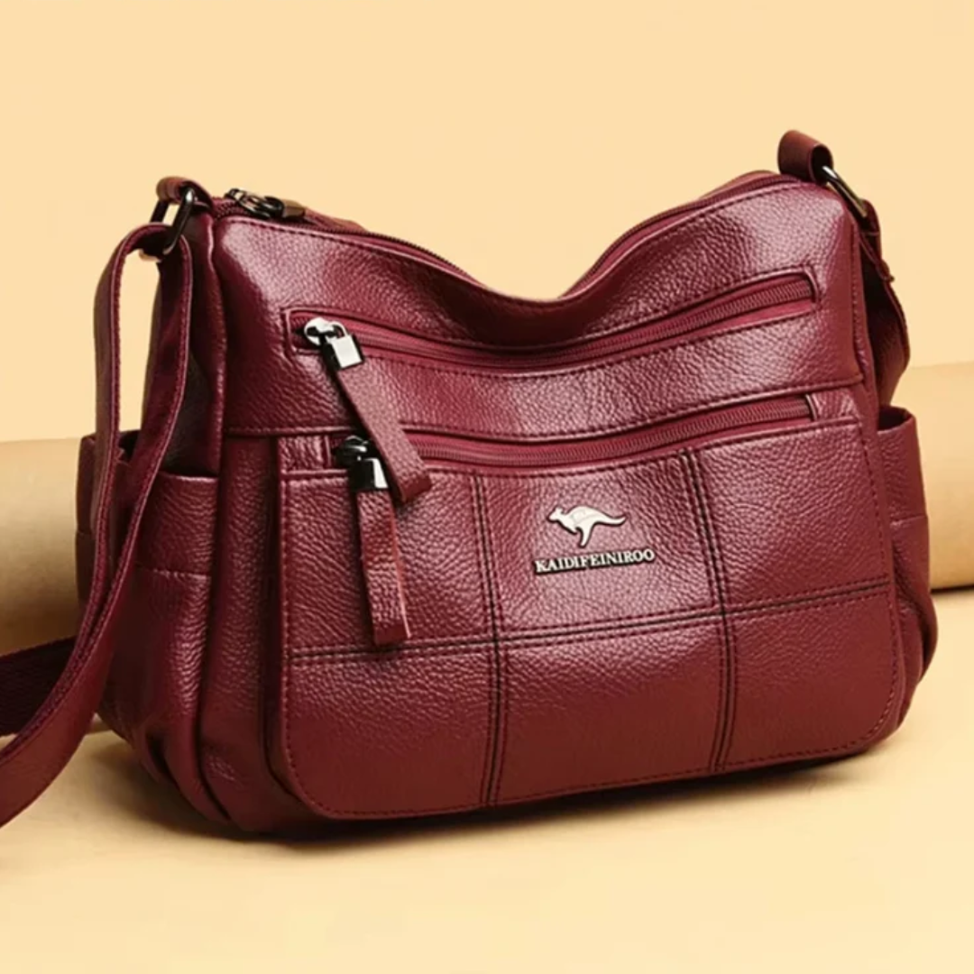 Davina Glattleder-Handtasche