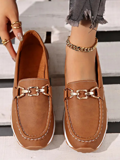 ISLA KETTEN DETAIL LOAFERS