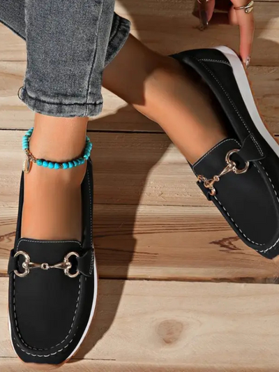 ISLA KETTEN DETAIL LOAFERS