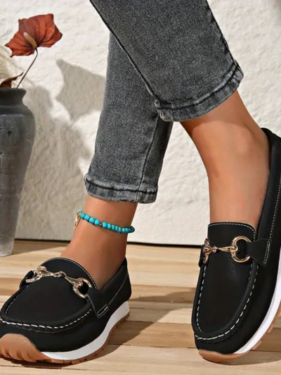 ISLA KETTEN DETAIL LOAFERS