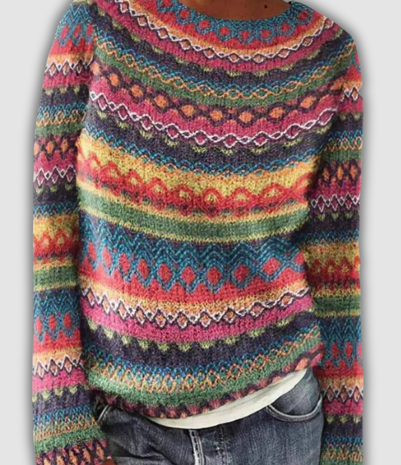 Dalia™ - Gemütlicher Retro-Pullover