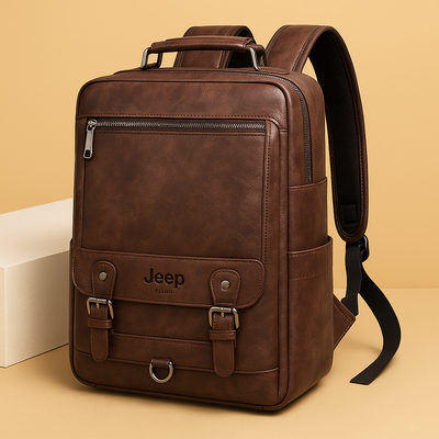 London Leder Rucksack