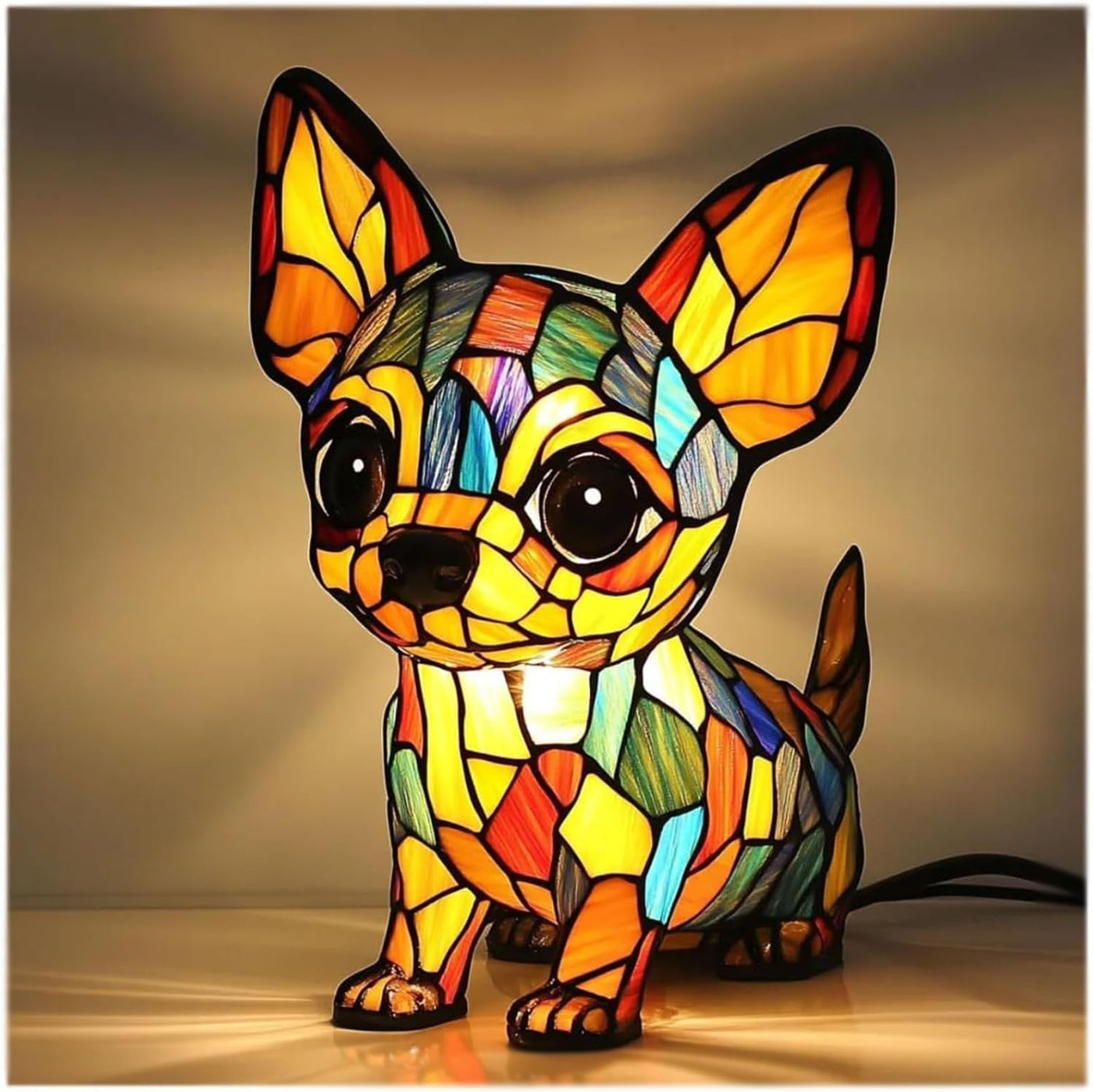 Patoune – Magische farbige Glaslampe für Hunde