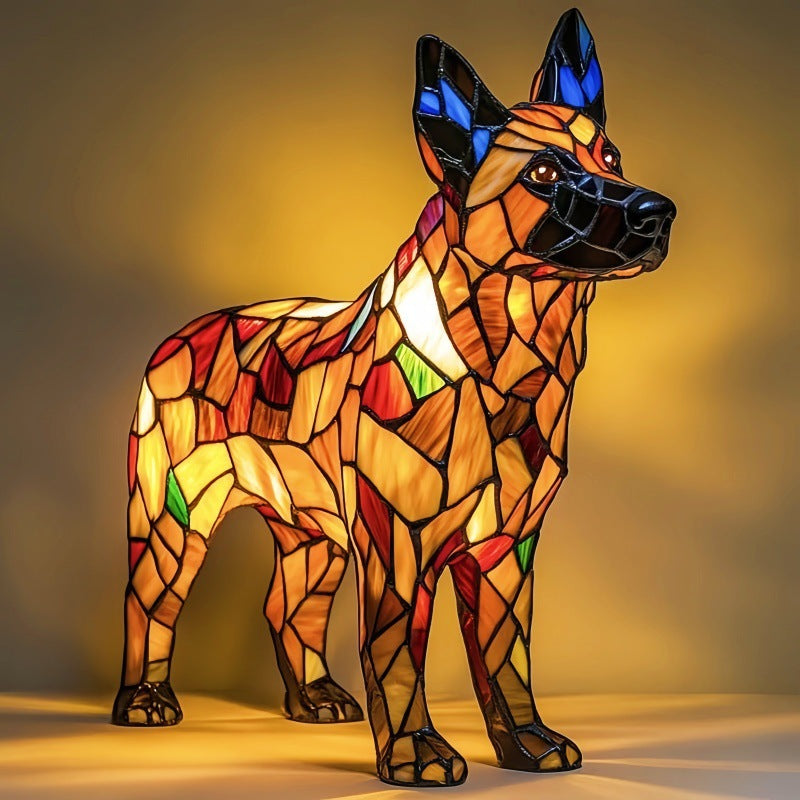 Zouzou – Magische Farbige Glaslampe für Hunde