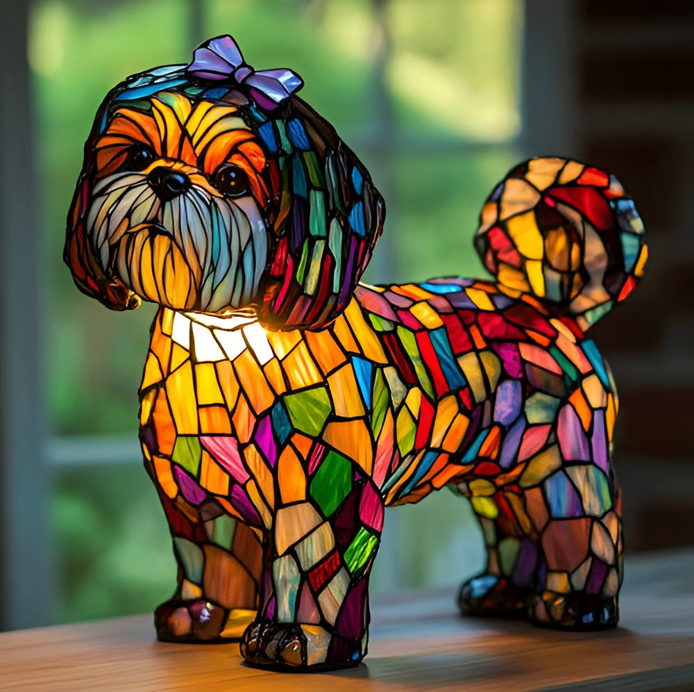 Mimine – Magische Farbige Glaslampe für Hunde