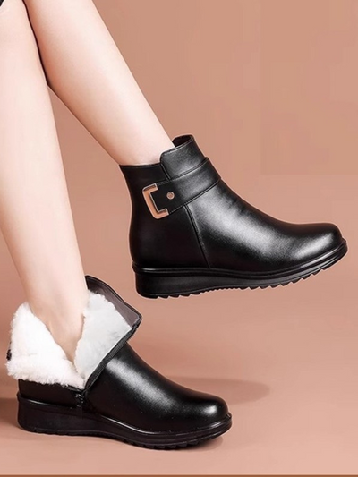 RACHEL WASSERDICHTE WOLLFUTTER ANKLE BOOTS