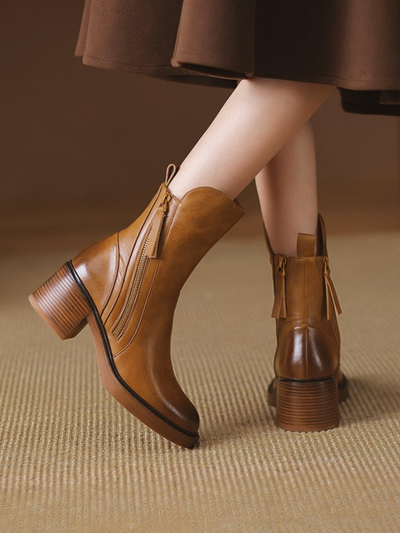 BARBARA BLOCKABSATZ STIEFELETTEN