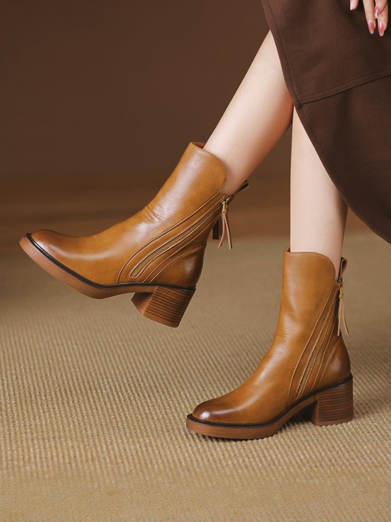 BARBARA BLOCKABSATZ STIEFELETTEN