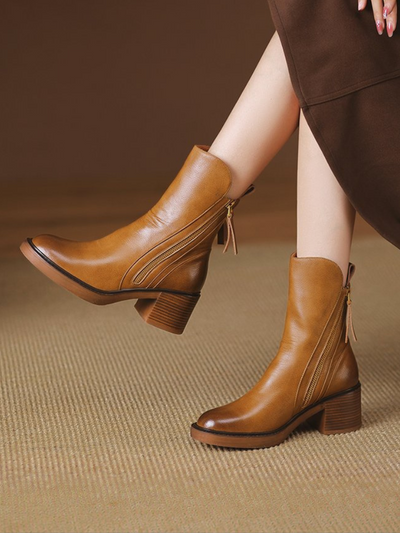 BARBARA BLOCKABSATZ STIEFELETTEN