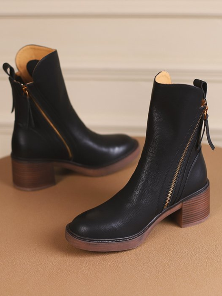 BARBARA BLOCKABSATZ STIEFELETTEN