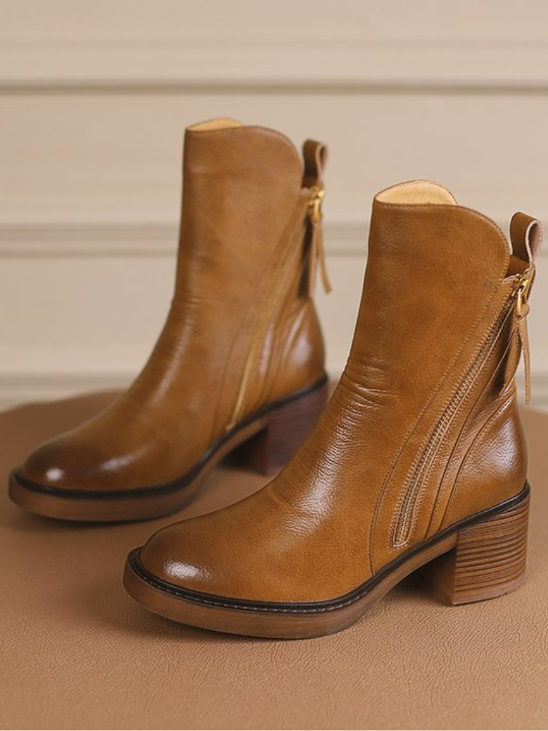 BARBARA BLOCKABSATZ STIEFELETTEN