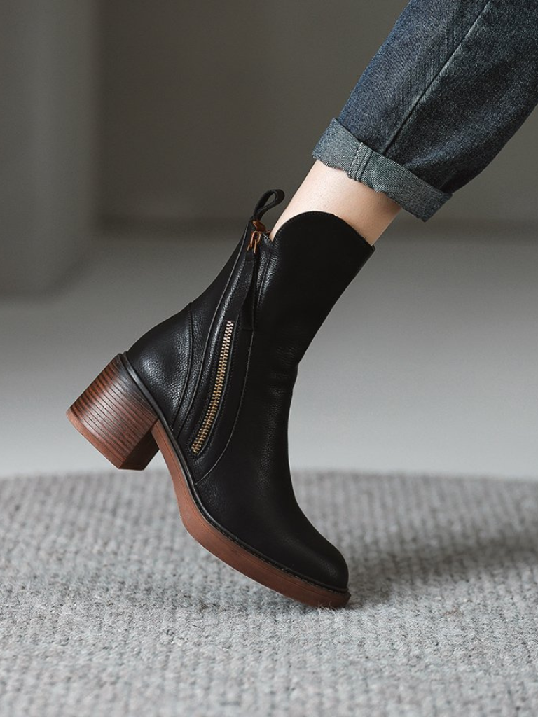 BARBARA BLOCKABSATZ STIEFELETTEN