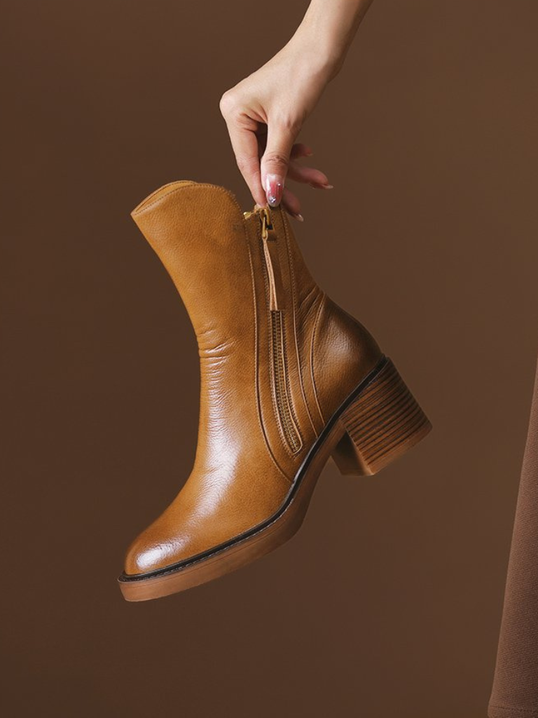 BARBARA BLOCKABSATZ STIEFELETTEN