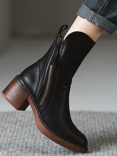 BARBARA BLOCKABSATZ STIEFELETTEN