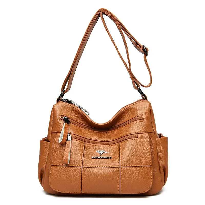 Davina Glattleder-Handtasche