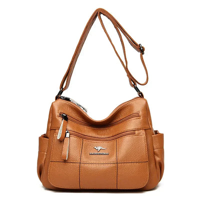 Davina Glattleder-Handtasche