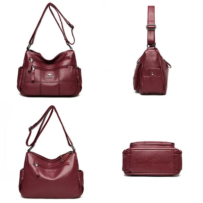 Davina Glattleder-Handtasche