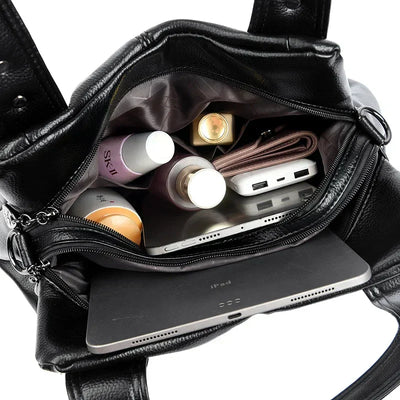 Mirelle Lässige Lederhandtasche
