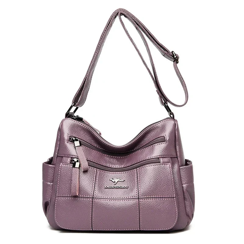 Davina Glattleder-Handtasche