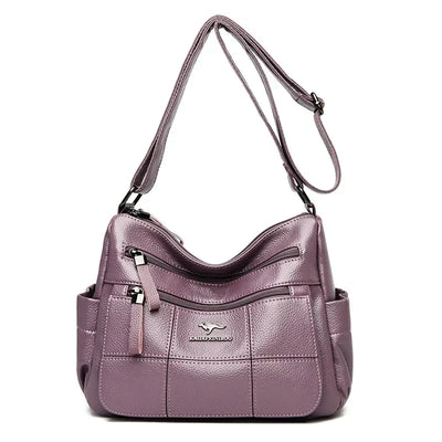 Davina Glattleder-Handtasche