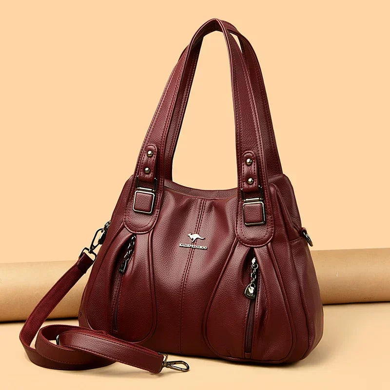 Mirelle Lässige Lederhandtasche