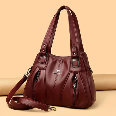 Mirelle Lässige Lederhandtasche