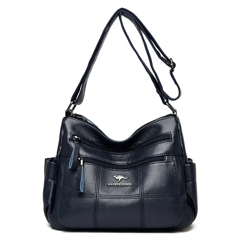 Davina Glattleder-Handtasche