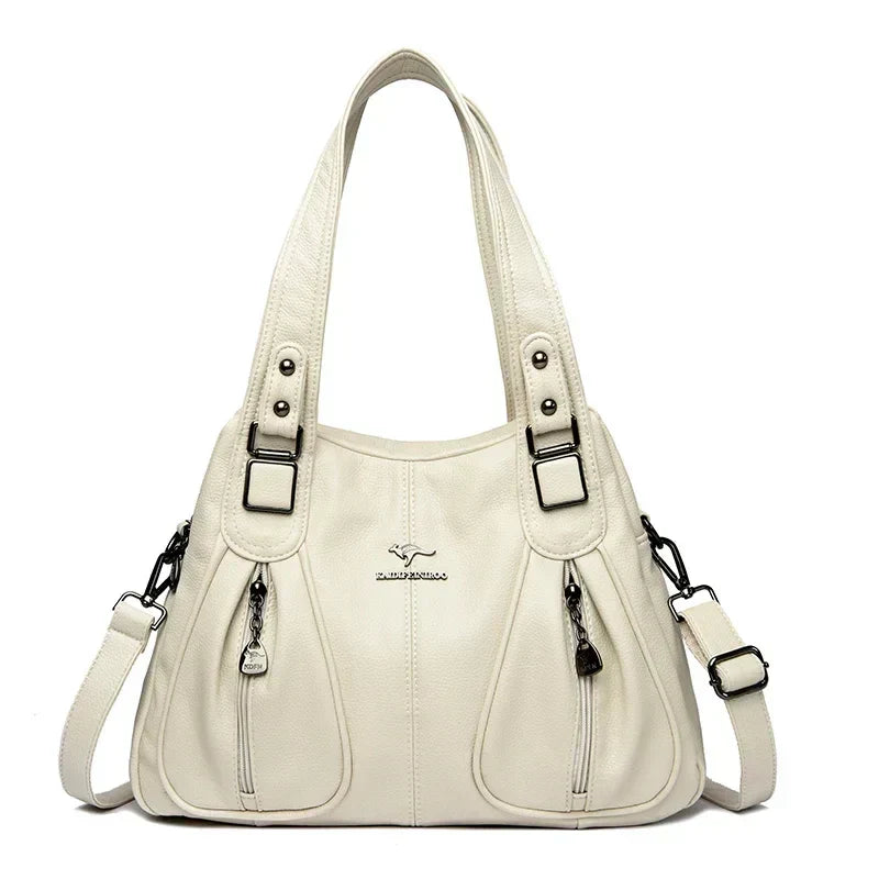 Mirelle Lässige Lederhandtasche