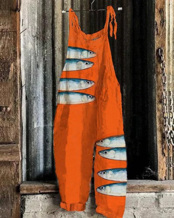 Vintage Weitbeiniger Jumpsuit - Müheloser Stil und ganztäglicher Komfort für Frauen