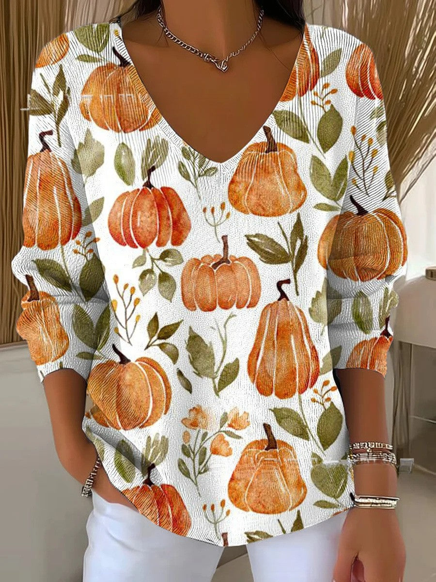Alice – V-Ausschnitt Pullover mit V-Ausschnitt