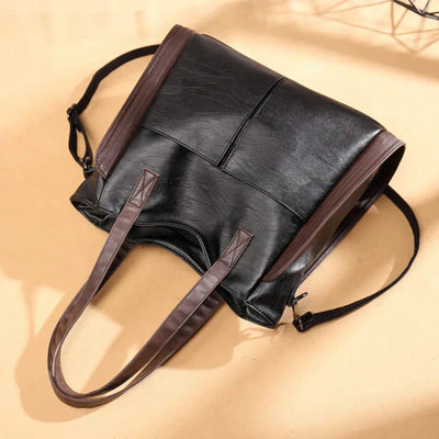 Indigo Klassische Lederhandtasche