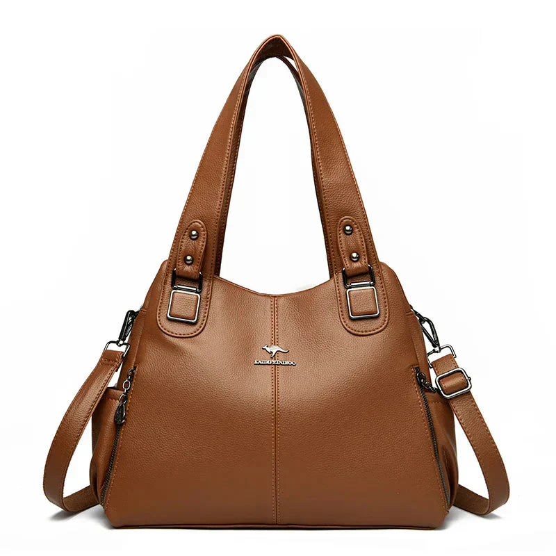 Indien™ Klassische Vintage Leder Schultertasche