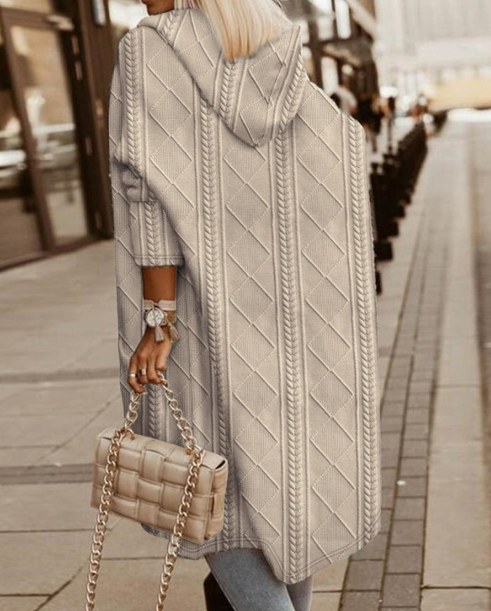 Monalisa | Langer Hoodie Cardigan