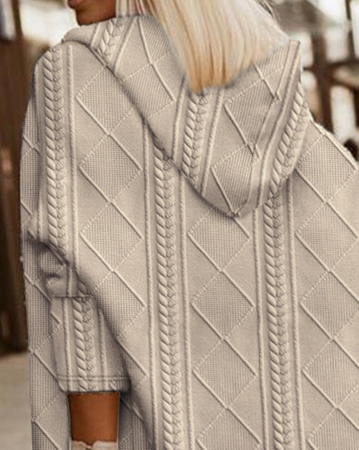 Monalisa | Langer Hoodie Cardigan