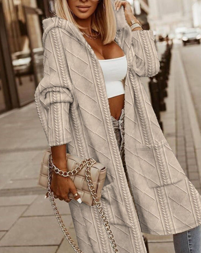 Monalisa | Langer Hoodie Cardigan