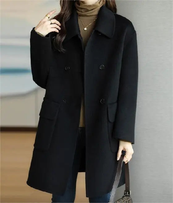 Elisa | Damen Woll Wintermantel