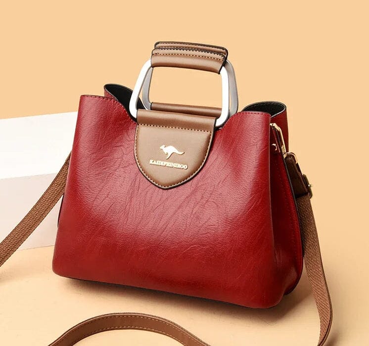 Elegante Lederhandtasche
