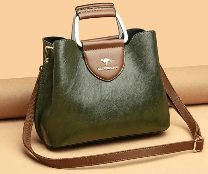 Elegante Lederhandtasche