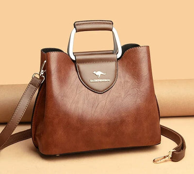 Elegante Lederhandtasche
